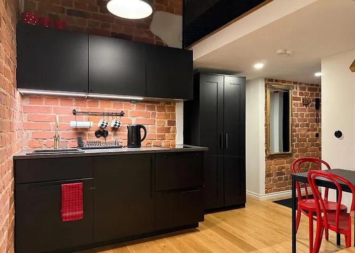 Apartment Loft Black And Red Tallinn