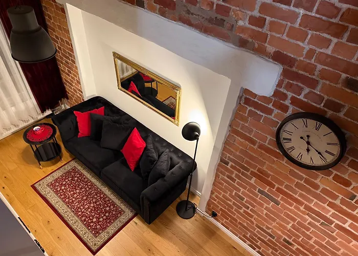 Appartement Loft Black And Red